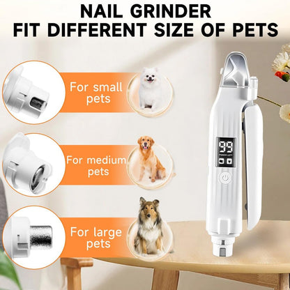 Pet Nail Trimmer Electric 2-in-1 Cut & Grind