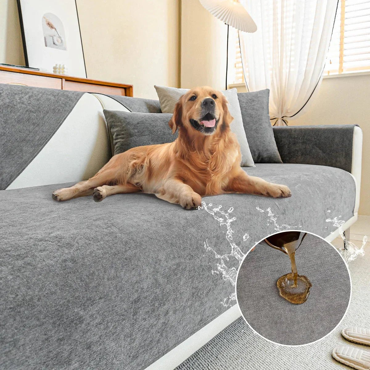 Pet Sofa Protector Scratch-Resistant & Machine Washable