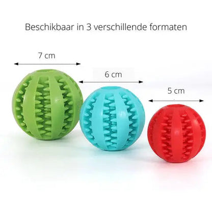 Pet Treat Ball Natural Rubber Hollow Dispenser