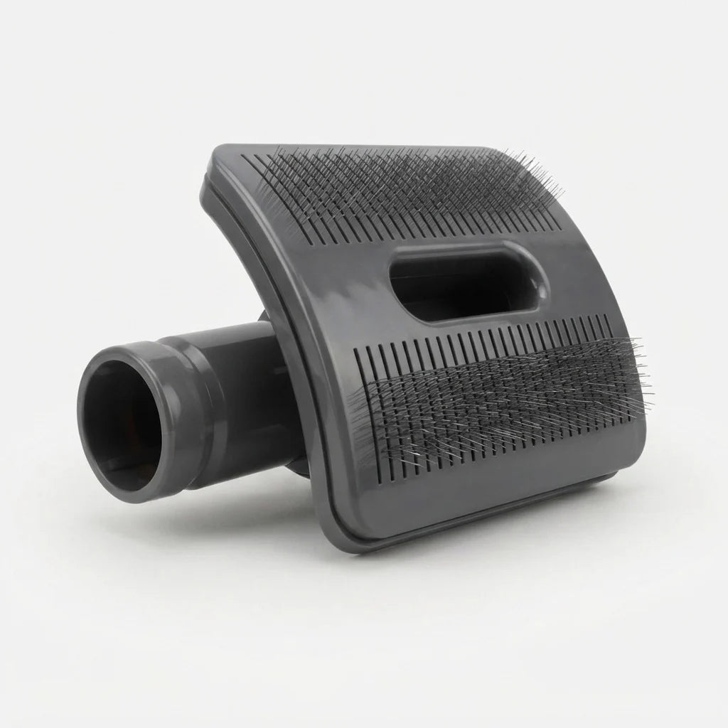 Pet Vacuum Brush Attachment Dual Action Soft Bristles