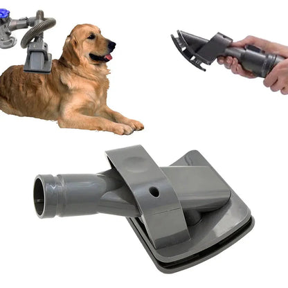 Pet Vacuum Brush Attachment Dual Action Soft Bristles