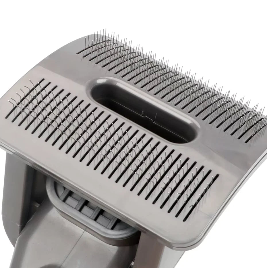Pet Vacuum Brush Attachment Dual Action Soft Bristles