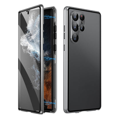 Phone Case Double-Sided Tempered Glass Aluminum Frame Privacy Filter
