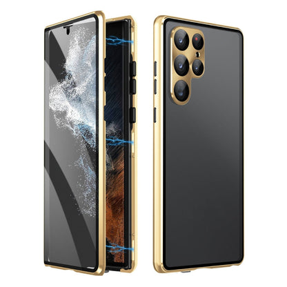 Phone Case Double-Sided Tempered Glass Aluminum Frame Privacy Filter