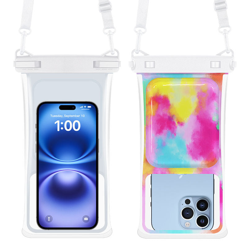 Phone Case Waterproof Clear Touchscreen Adjustable Strap