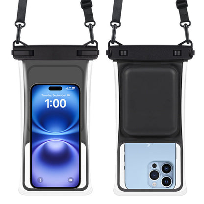 Phone Case Waterproof Clear Touchscreen Adjustable Strap