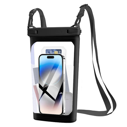 Phone Case Waterproof Clear Touchscreen Lanyard & Card Pocket