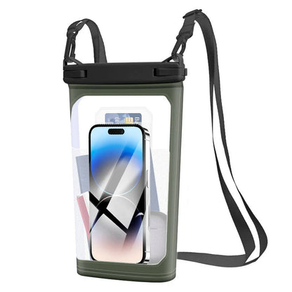 Phone Case Waterproof Clear Touchscreen Lanyard & Card Pocket