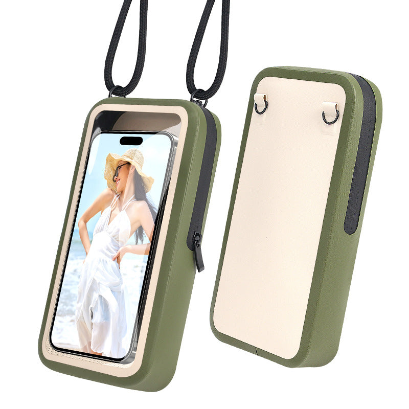 Phone Case Waterproof Silicone Adjustable Strap