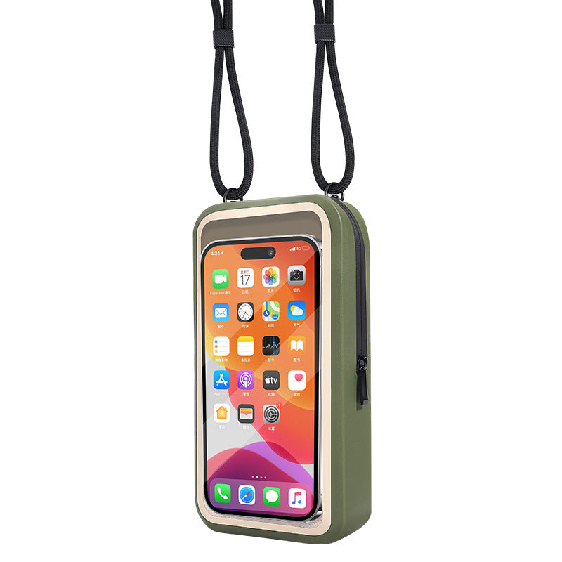 Phone Case Waterproof Silicone Adjustable Strap