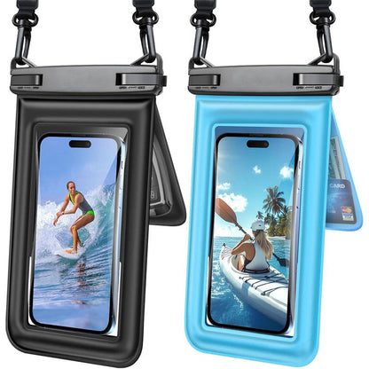 Phone Case Waterproof Touchscreen Window & Adjustable Strap