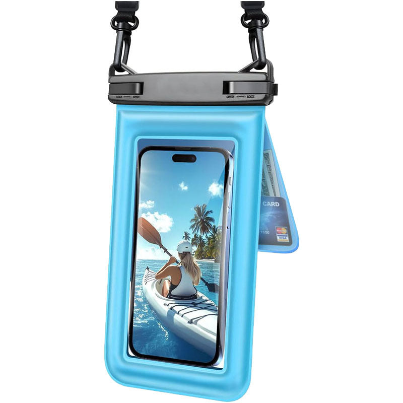 Phone Case Waterproof Touchscreen Window & Adjustable Strap