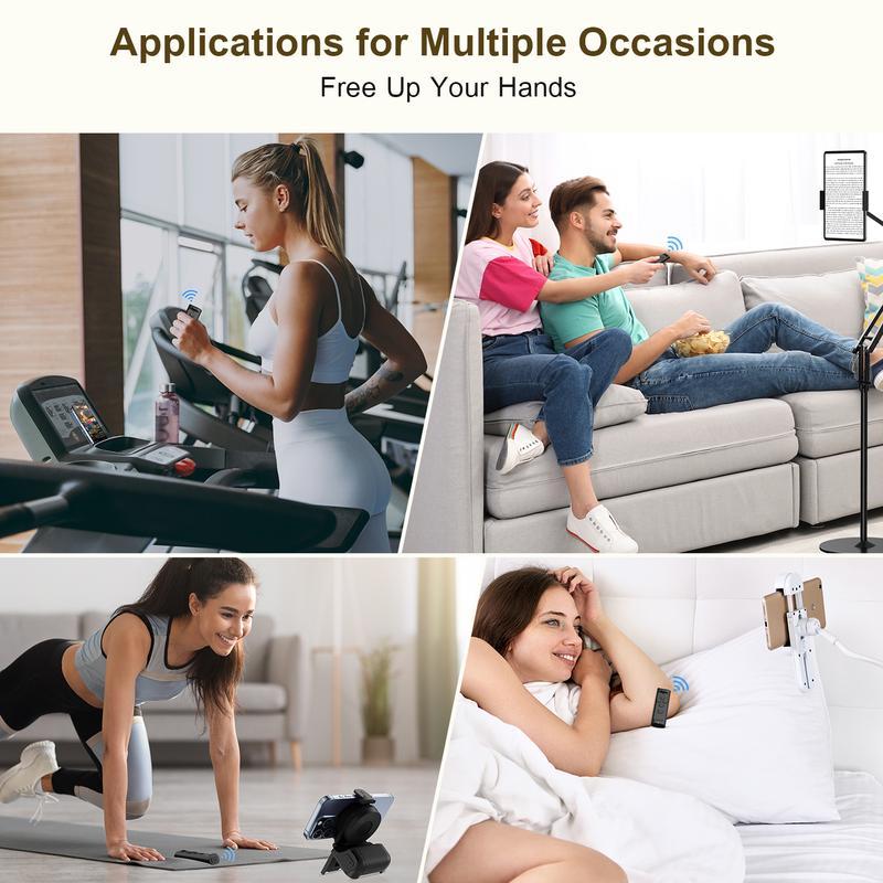 Phone Grip & Bluetooth Remote 180° Rotatable Non-Slip Silicone