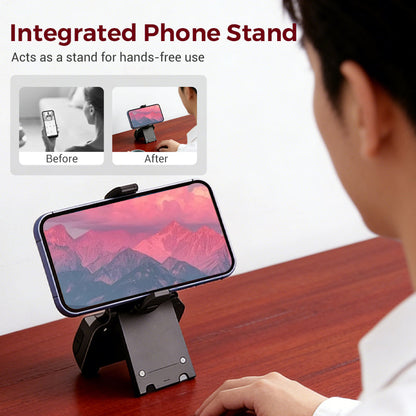 Phone Grip & Bluetooth Remote 180° Rotatable Non-Slip Silicone