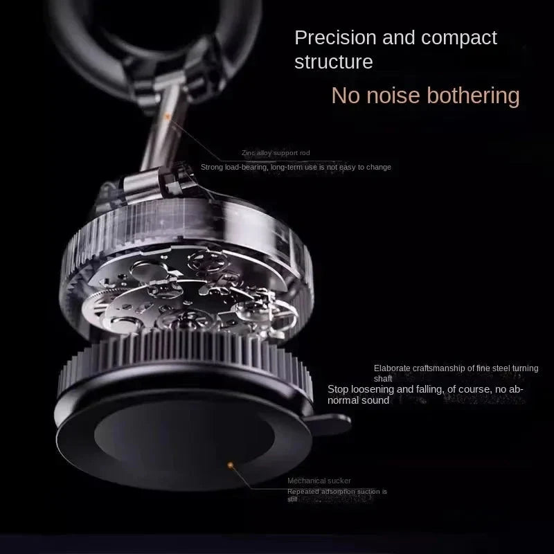 Phone Mount Magnetic Vacuum Suction 360° Rotatable & Foldable