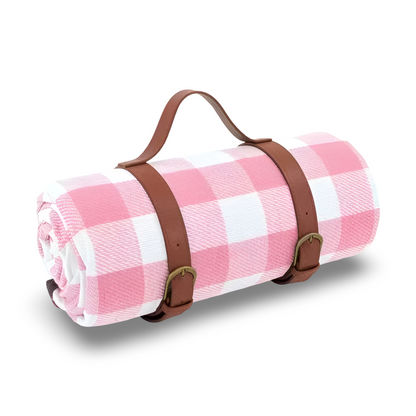 Picnic Blanket Fleece Top & PEVA Waterproof Backing