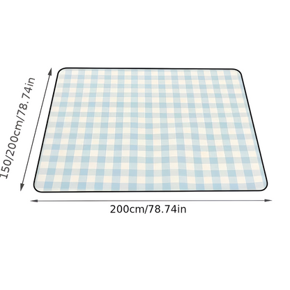 Picnic Blanket Padded & Waterproof Foldable With Carry Handle