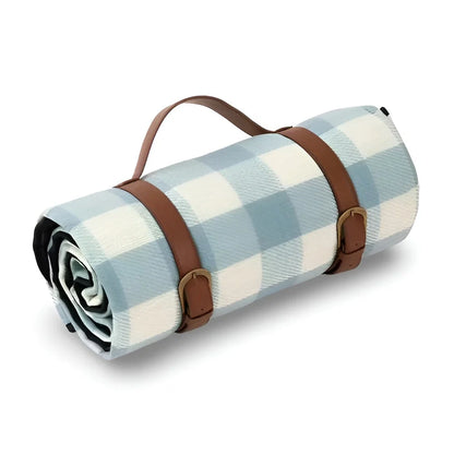 Picnic Blanket Water-Repellent Underside Foldable With Carry Handle
