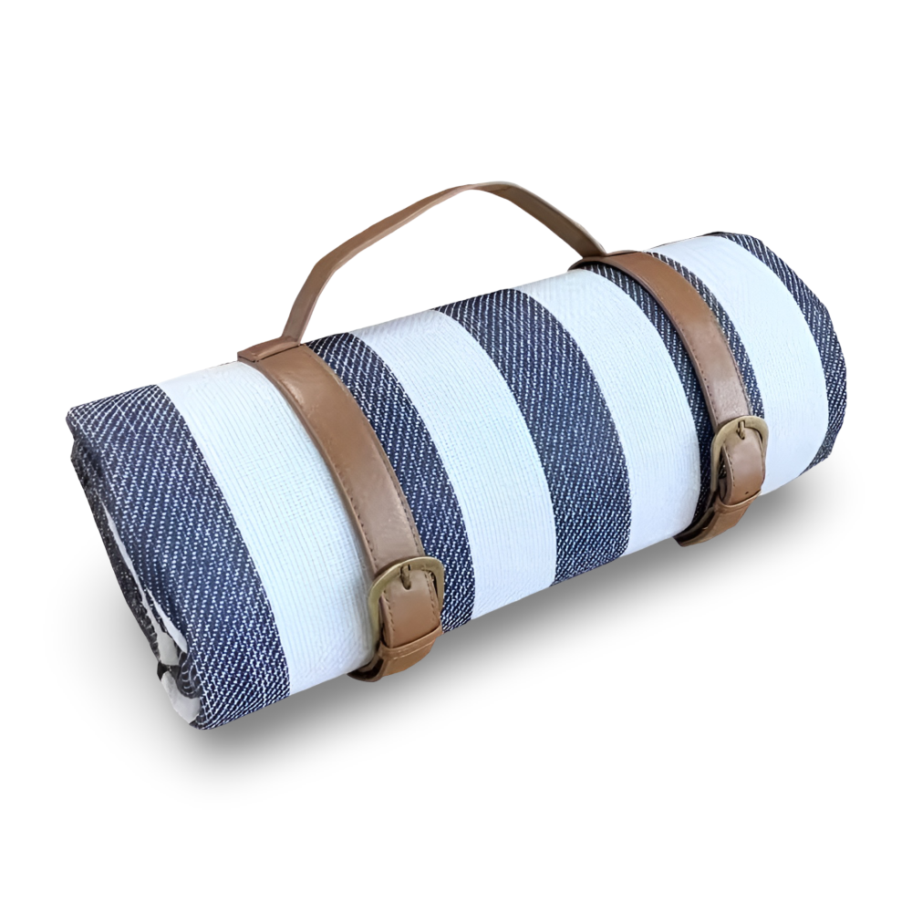 Picnic Blanket Waterproof Backing & Fleece Top Foldable