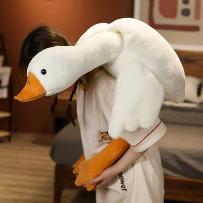 Pillow Goose Down Extra-Fluffy Cotton Cover