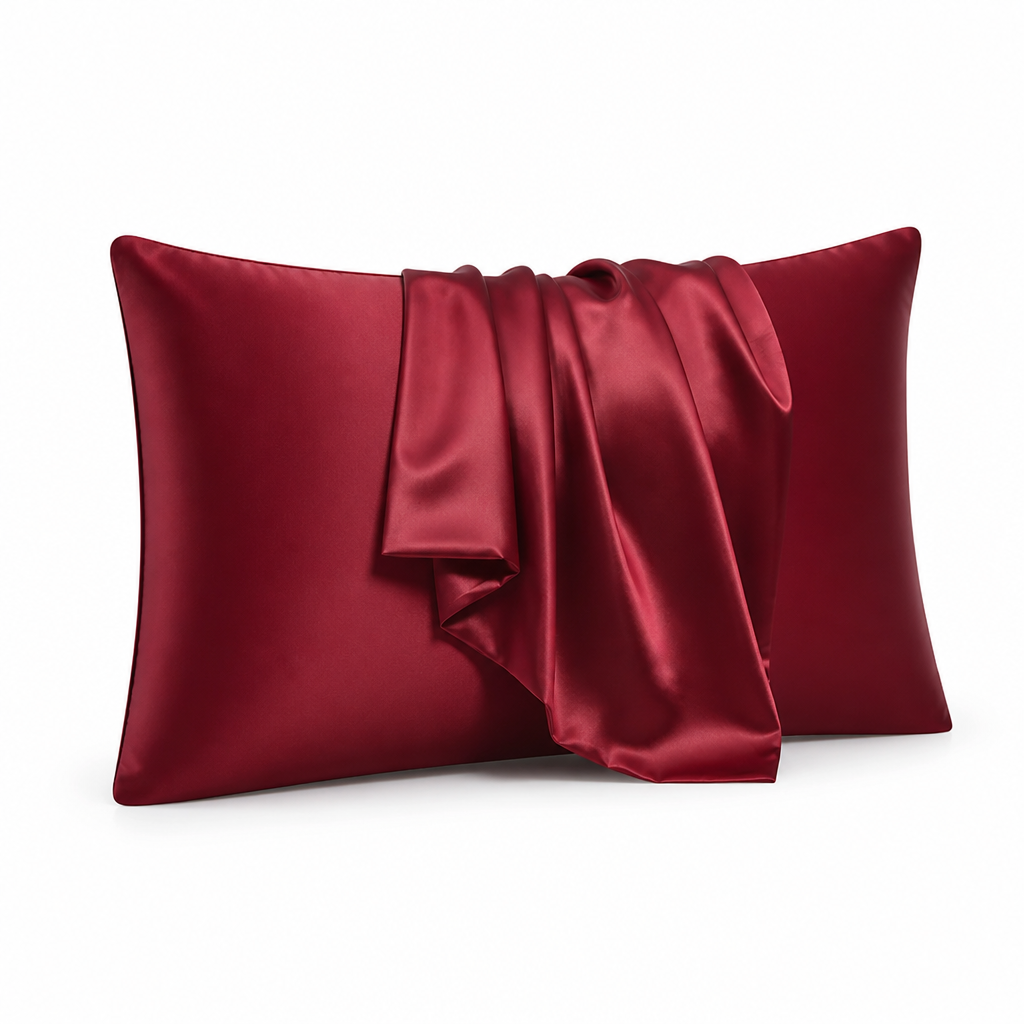 Pillowcase Set Silky Polyester Machine Washable Set of 2