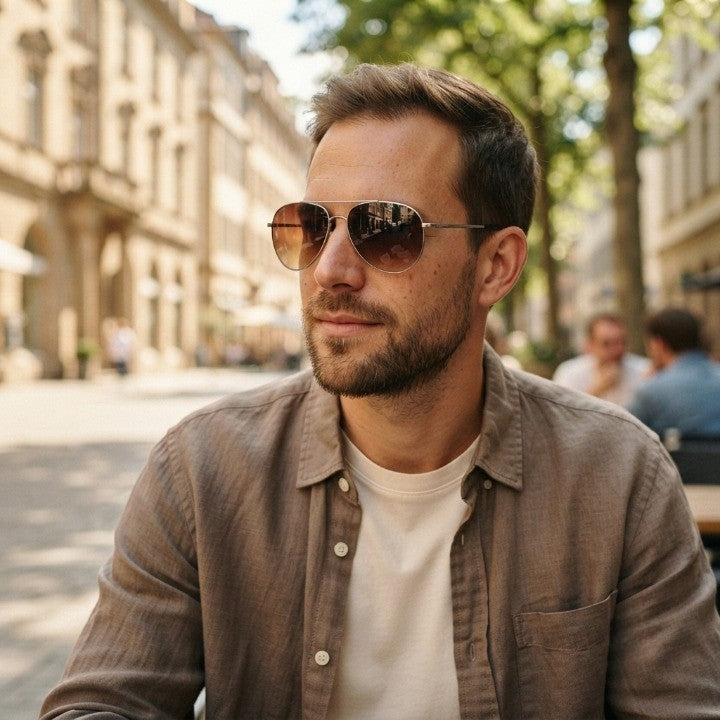 Pilot Sunglasses UV400 Gradient Lenses