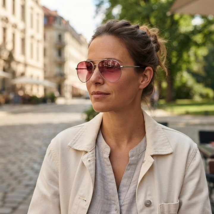 Pilot Sunglasses UV400 Gradient Lenses