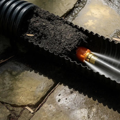 Pipe Cleaning Nozzle High-Pressure Stainless Steel & Brass