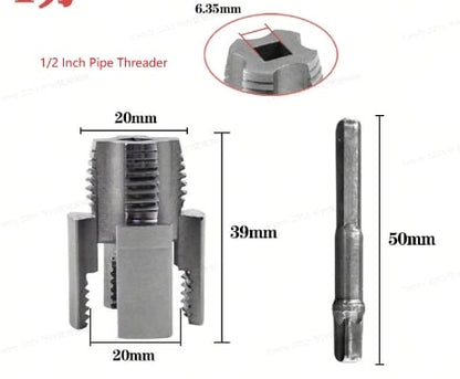 Pipe Threader Dual Internal & External Aluminum Alloy