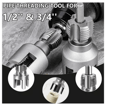Pipe Threader Dual Internal & External Aluminum Alloy