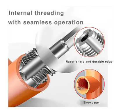 Pipe Threader Dual Internal & External Aluminum Alloy