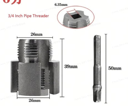 Pipe Threader Dual Internal & External Aluminum Alloy
