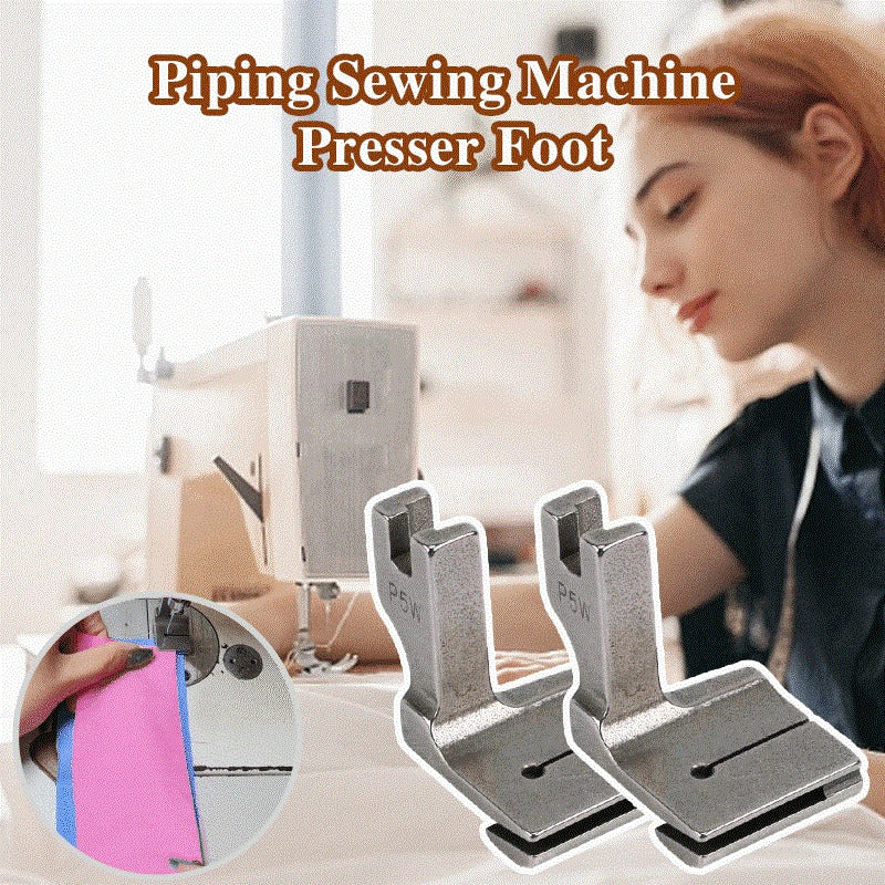 Piping Foot Double-Layer Steel Fits Most Industrial Sewing Machines