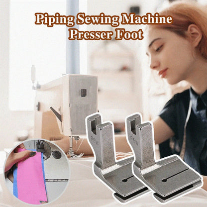 Piping Foot Double-Layer Steel Fits Most Industrial Sewing Machines