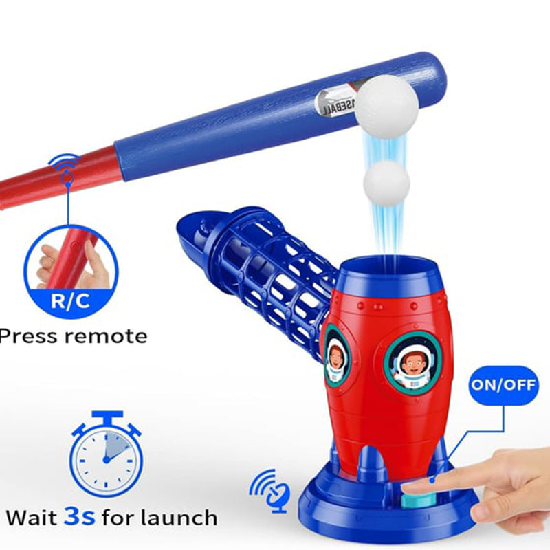 Pitching Machine Electric & Remote Control With Foam Balls