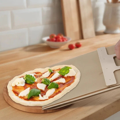 Pizza Peel Slim Stainless Steel Blade & Wooden Handle