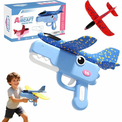 Plane Launcher One Button Foam Glider
