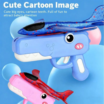 Plane Launcher One Button Foam Glider
