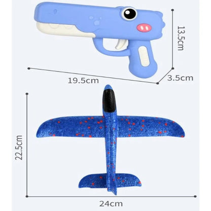 Plane Launcher One Button Foam Glider