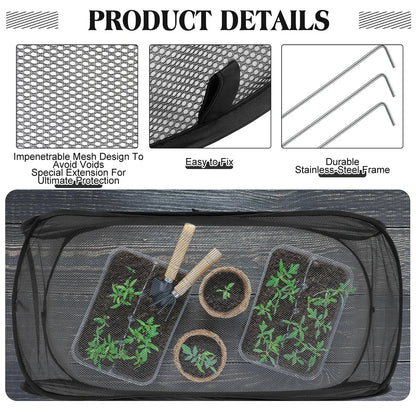 Plant Protection Net Pop-Up Foldable Breathable Weatherproof