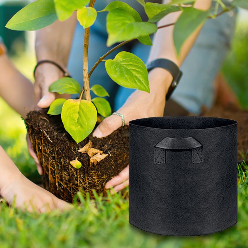 Planting Bag Breathable Felt UV-Resistant Reusable