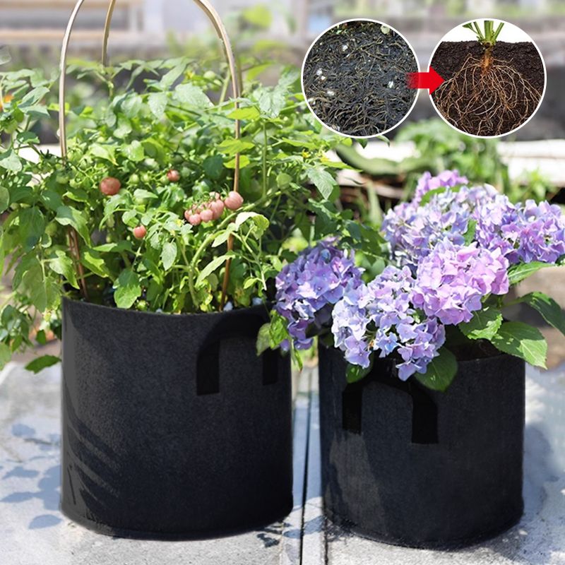 Planting Bag Breathable Felt UV-Resistant Reusable