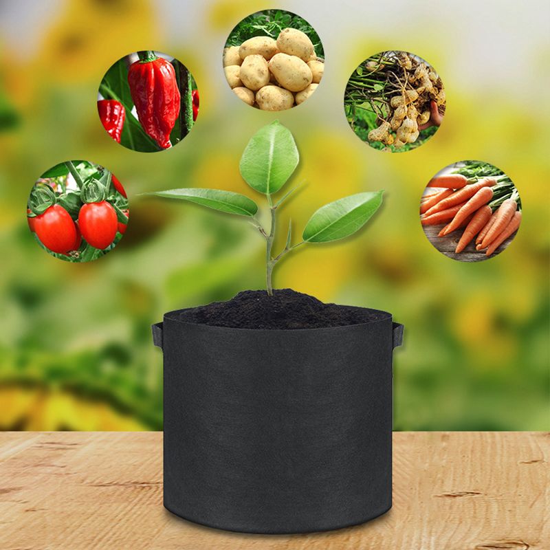 Planting Bag Breathable Felt UV-Resistant Reusable