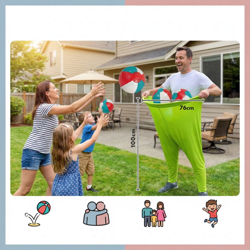Play Pants Ball-Catching Team Game 60 x 80 cm