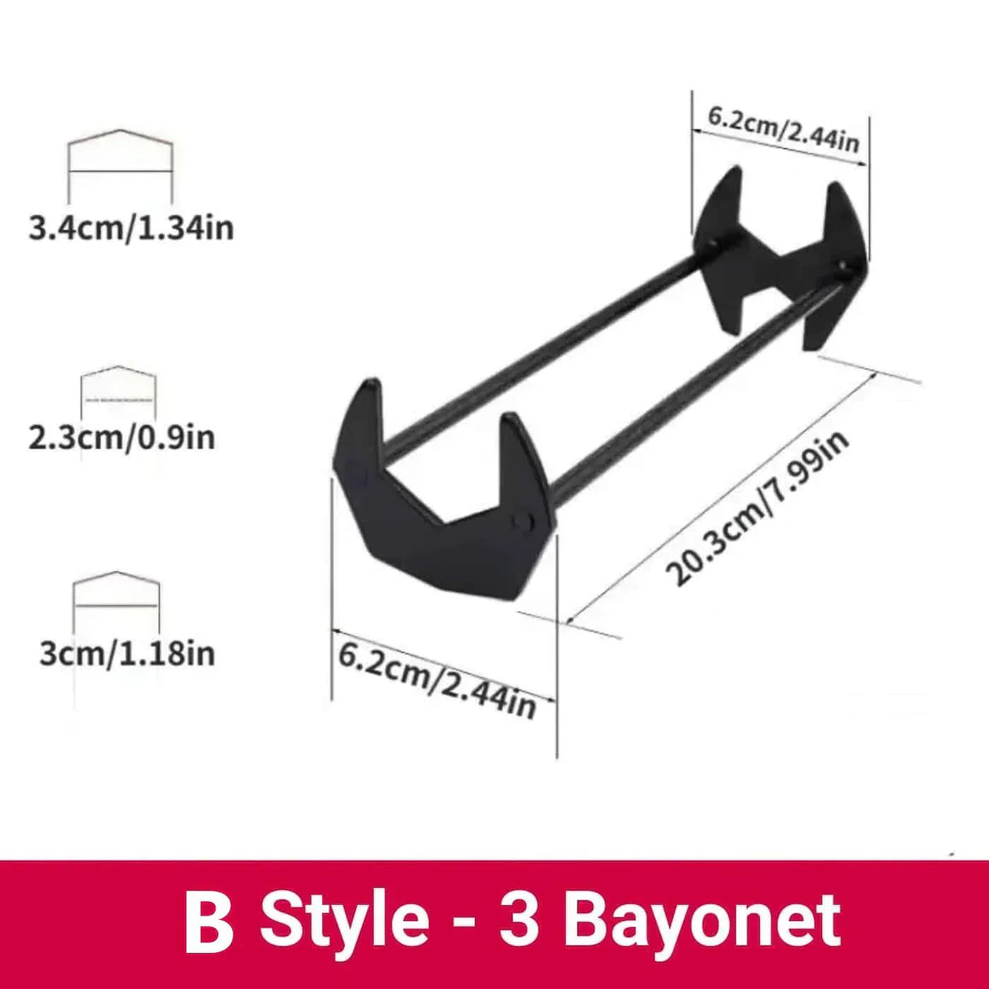 Plumbing Wrench 360 Degree Rotation Compact Non-Slip Handle