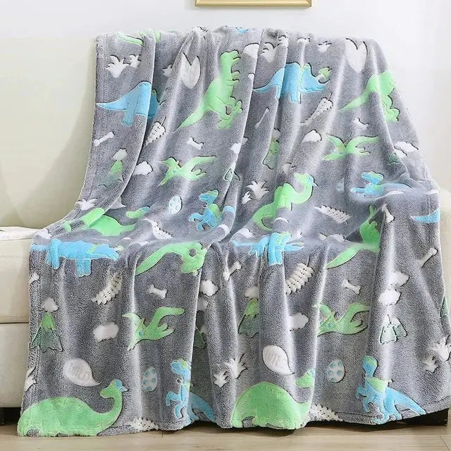 Plush Blanket Glow-in-the-Dark Soft Polyester