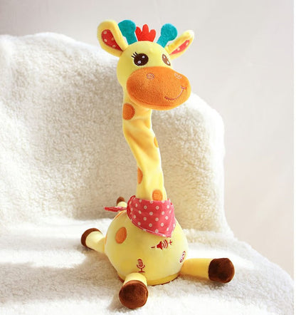 Plush Toy Giraffe 60 Songs & Voice Repeater
