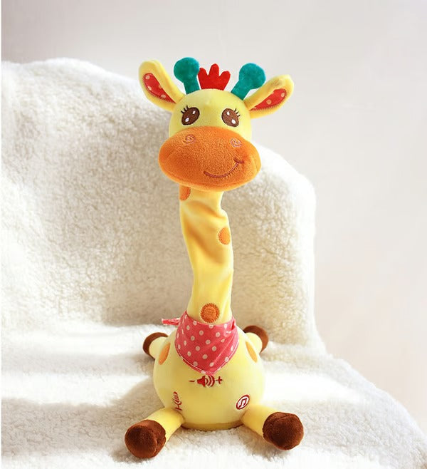 Plush Toy Giraffe 60 Songs & Voice Repeater