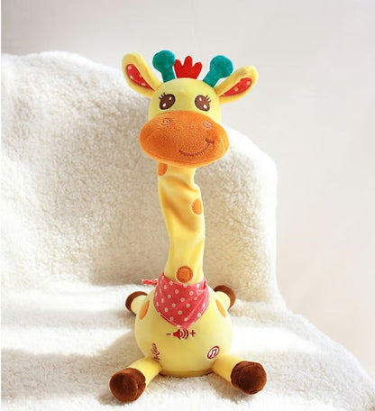 Plush Toy Giraffe 60 Songs & Voice Repeater