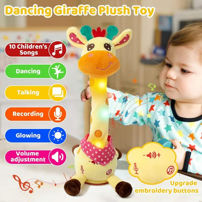 Plush Toy Giraffe 60 Songs & Voice Repeater